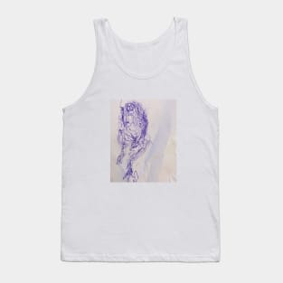 pen ink front only Tank Top